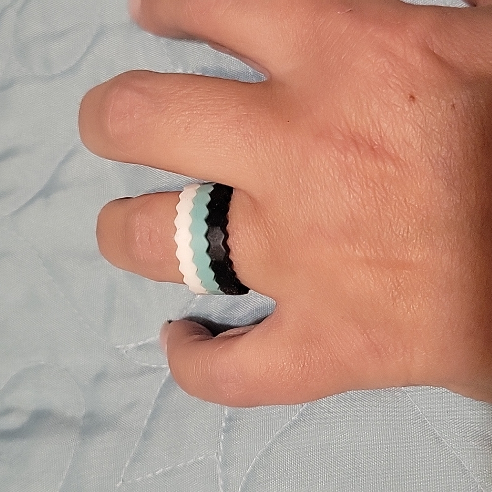 Qalo Silicone Ring Set